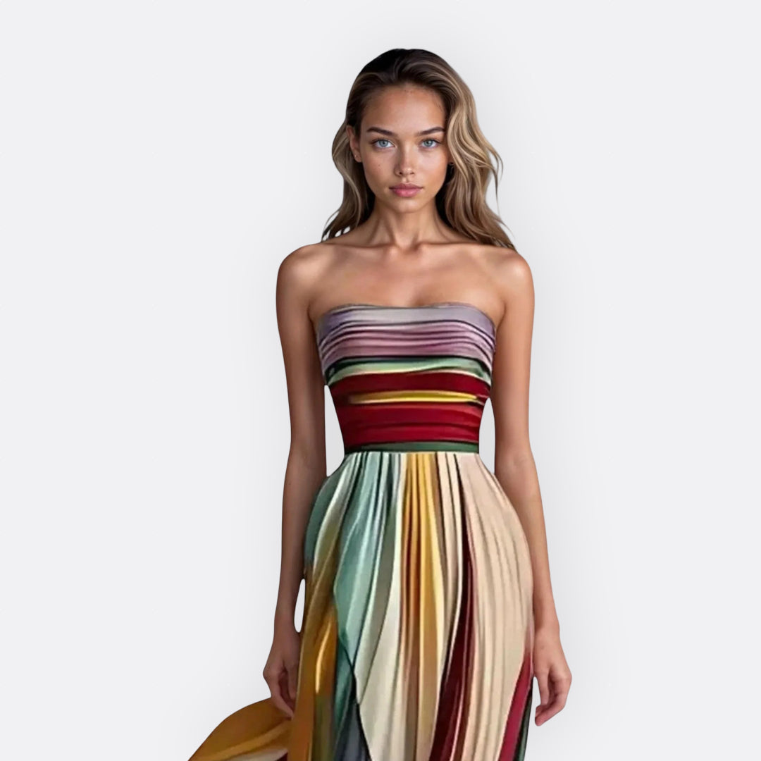 Lise - Robe longue sans manches