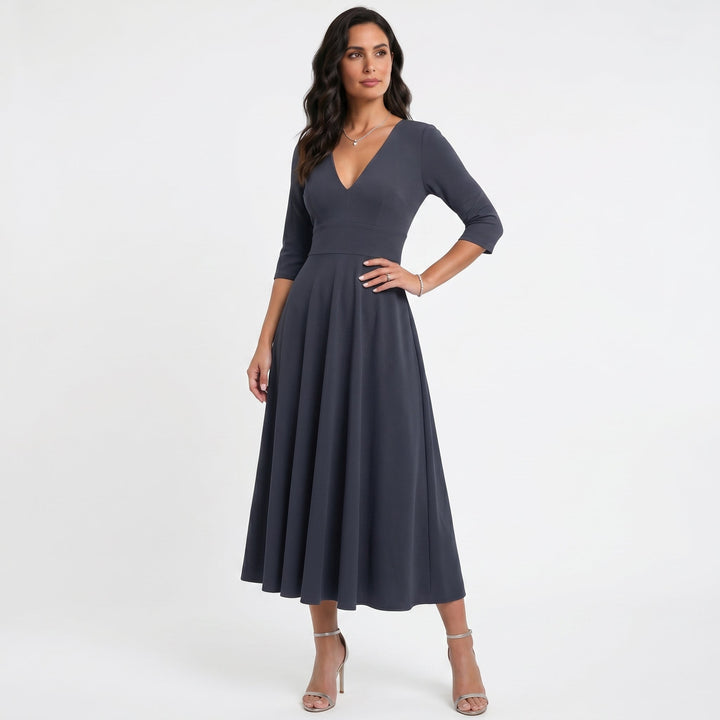 Sofia - Robe Fluide avec Décolleté en V