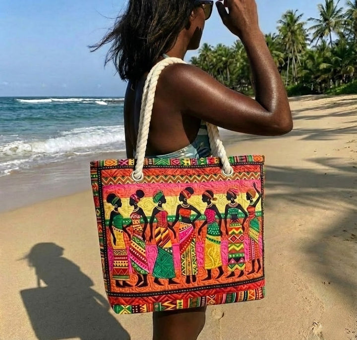 Sac de Plage Fait Main | Reines de Mélanine